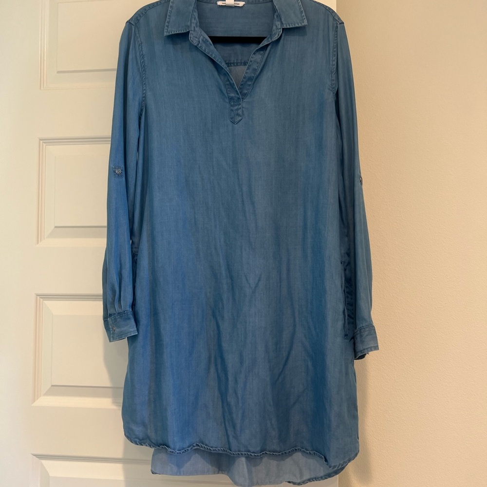 beachlunchlounge Blue Denim Dress